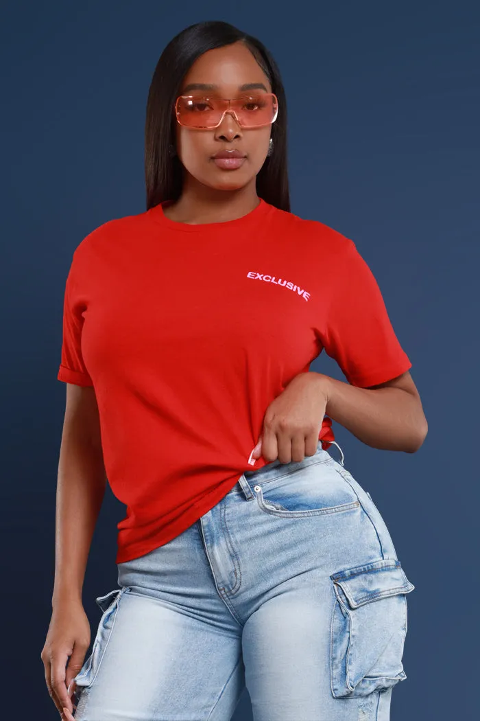Clean Up Crew Graphic T-Shirt - Red