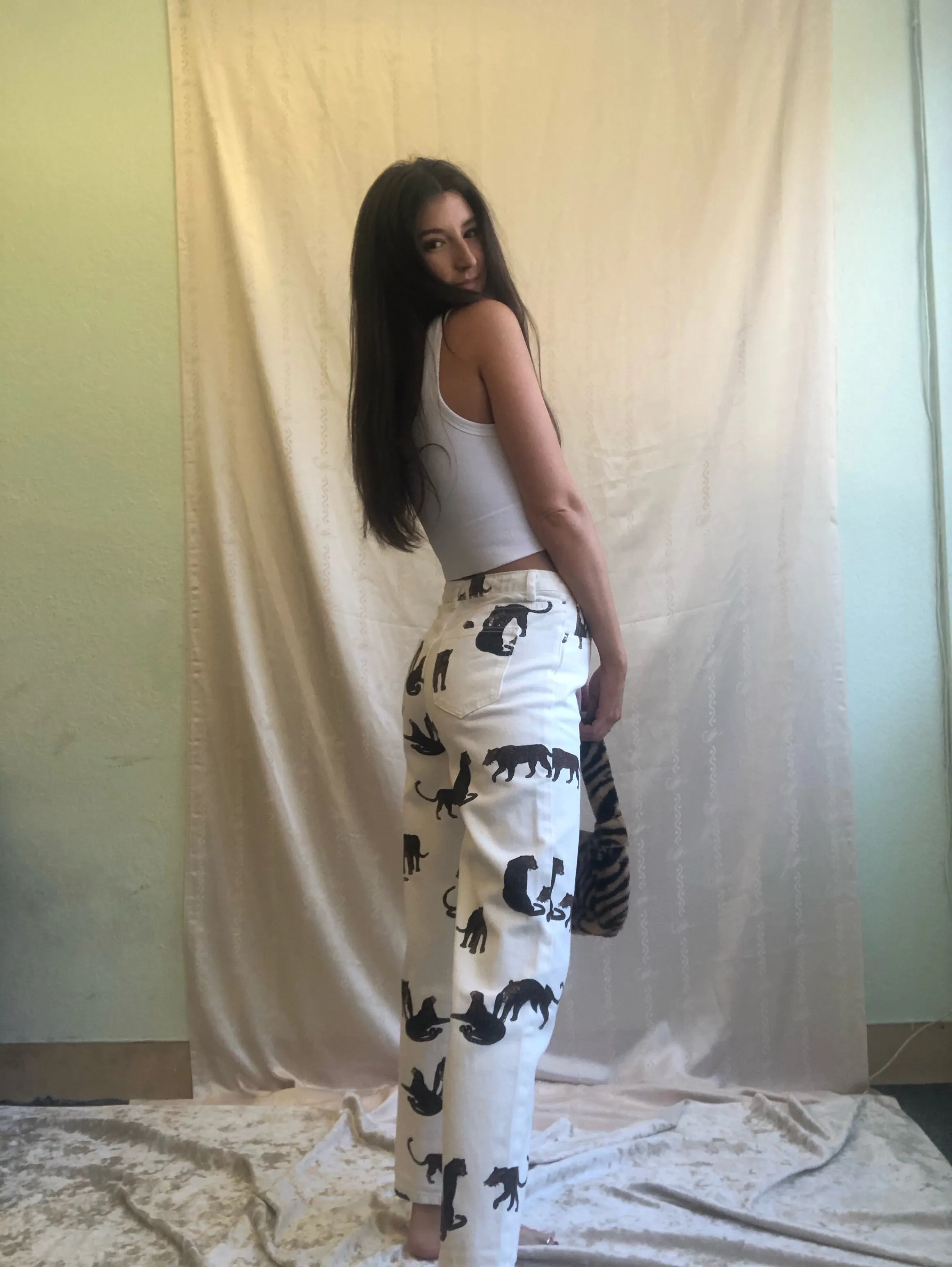 Leopard Sleeps Tonight Pants