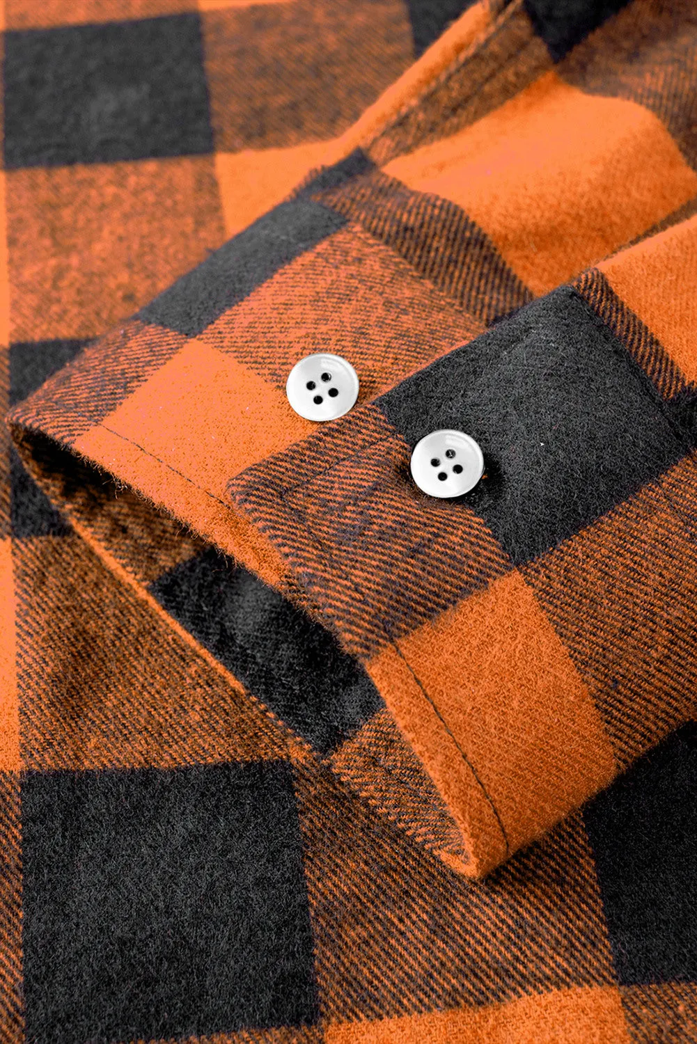 Men Button Front Long Sleeve Gingham Shirt