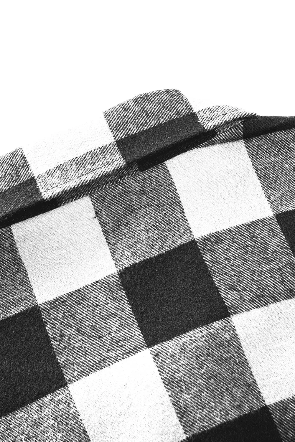 Men Button Front Long Sleeve Gingham Shirt