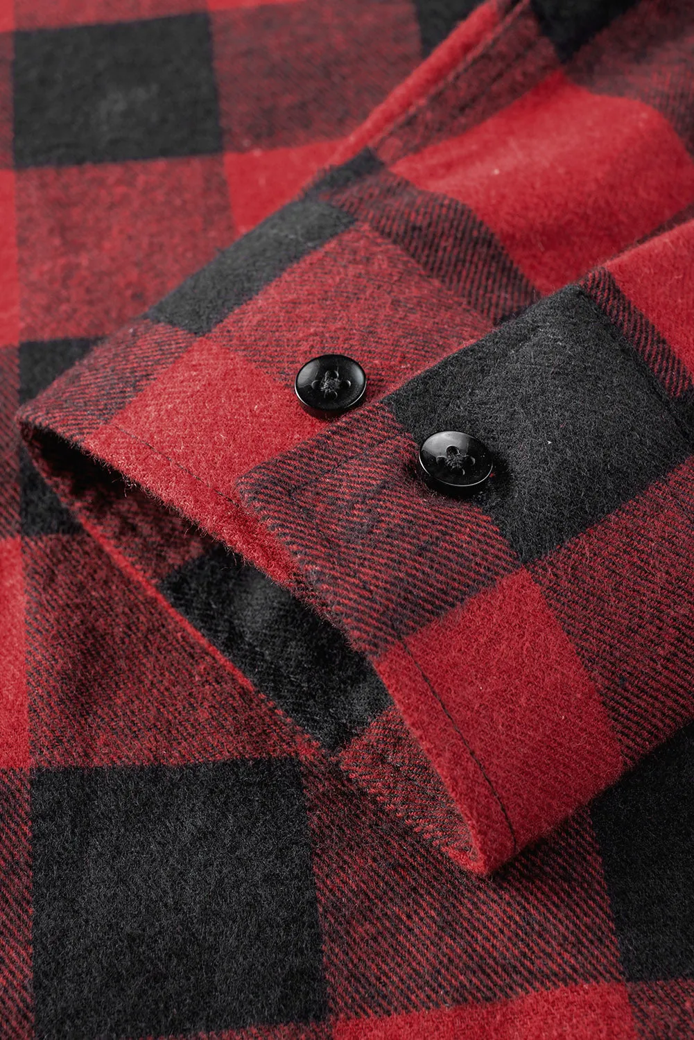Men Button Front Long Sleeve Gingham Shirt