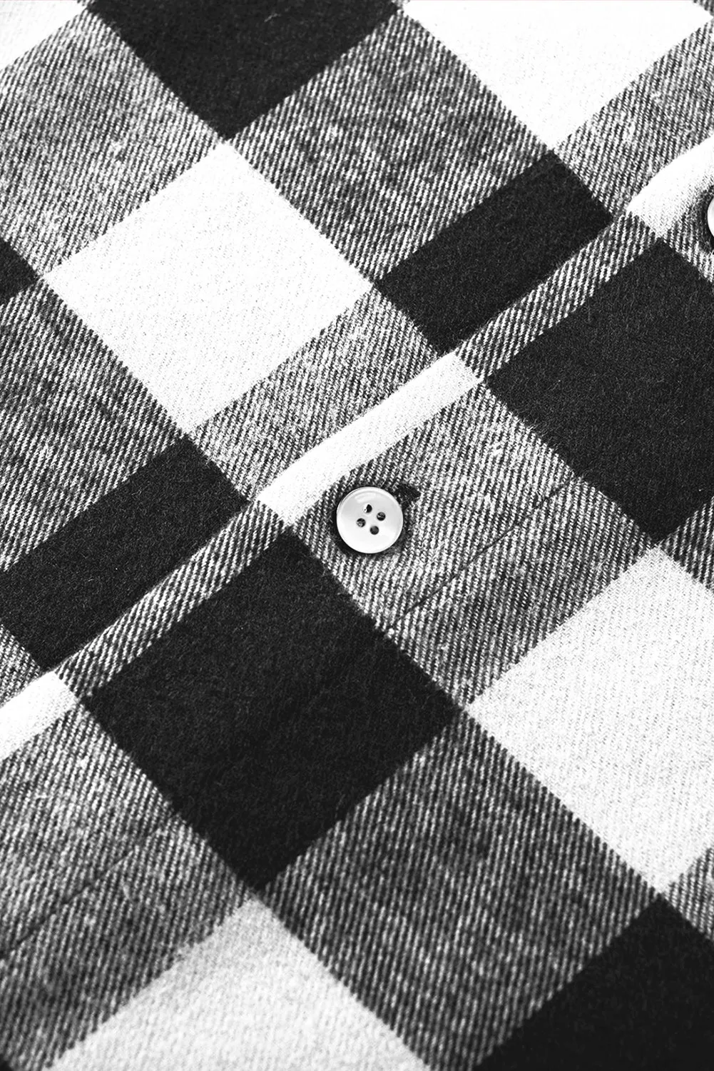 Men Button Front Long Sleeve Gingham Shirt