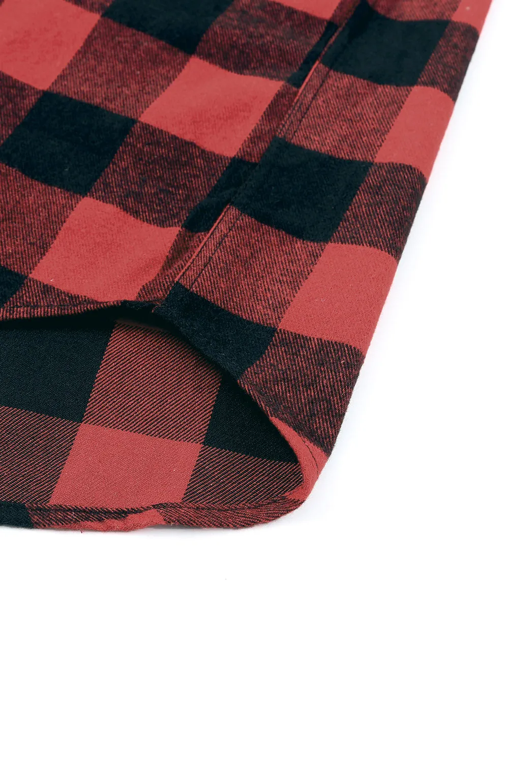 Men Button Front Long Sleeve Gingham Shirt