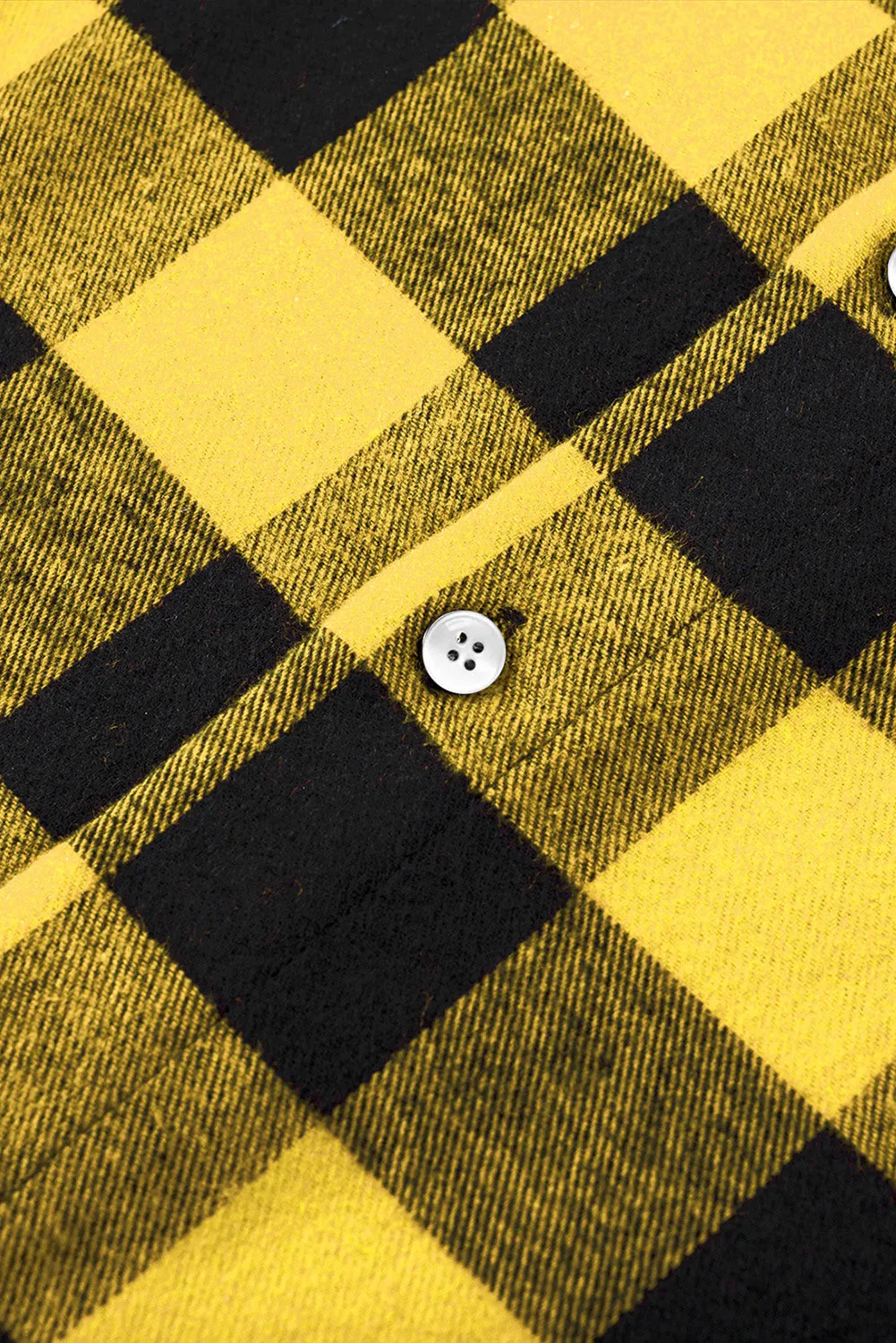 Men Button Front Long Sleeve Gingham Shirt