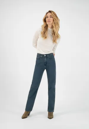 Relax Rose Organic Cotton Jeans - Whale Blue