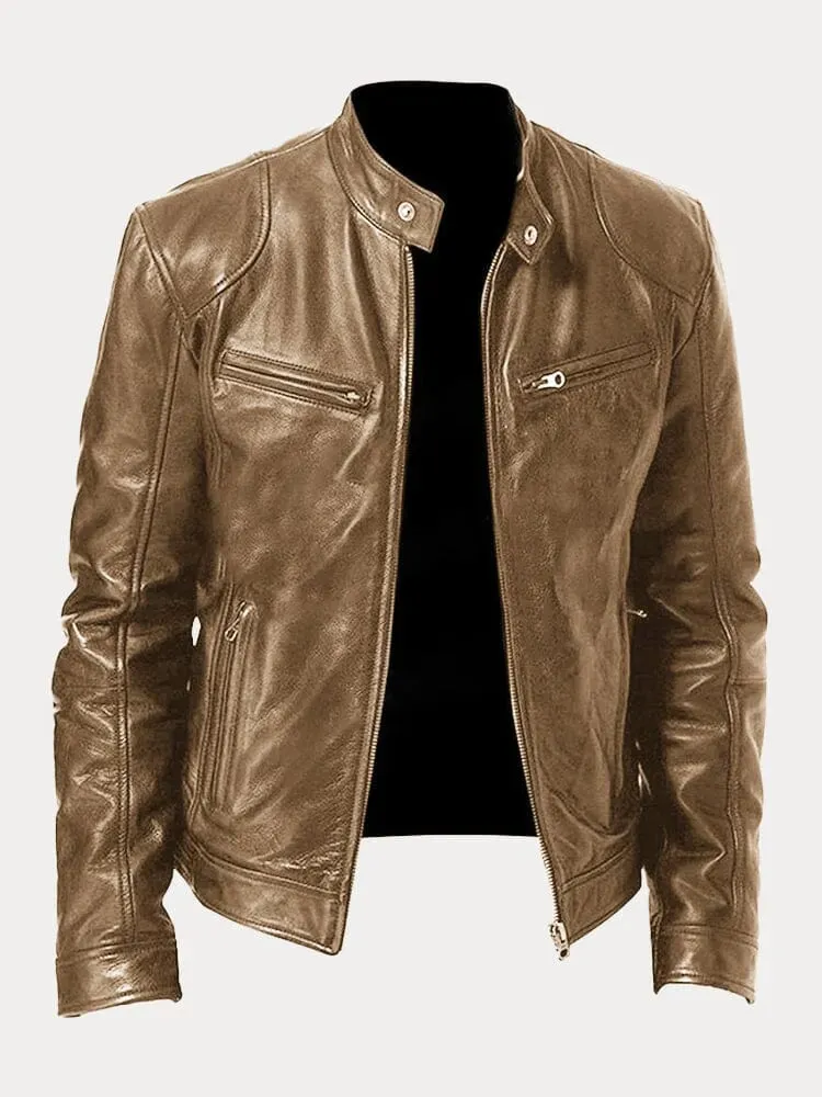 Rino  - Casual Leather Jacket
