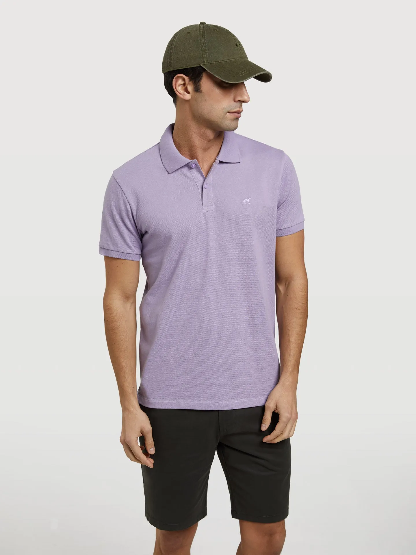 Slim Fit Basic Polo Piqué Shirt