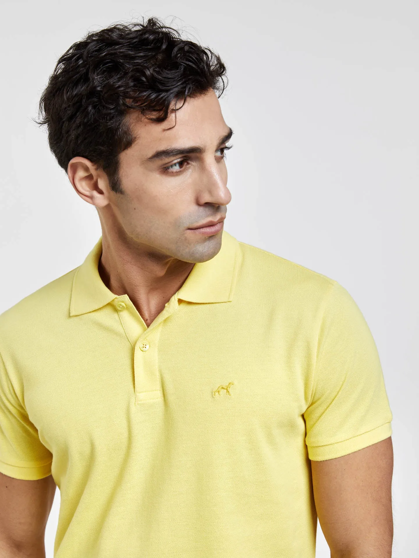 Slim Fit Basic Polo Piqué Shirt