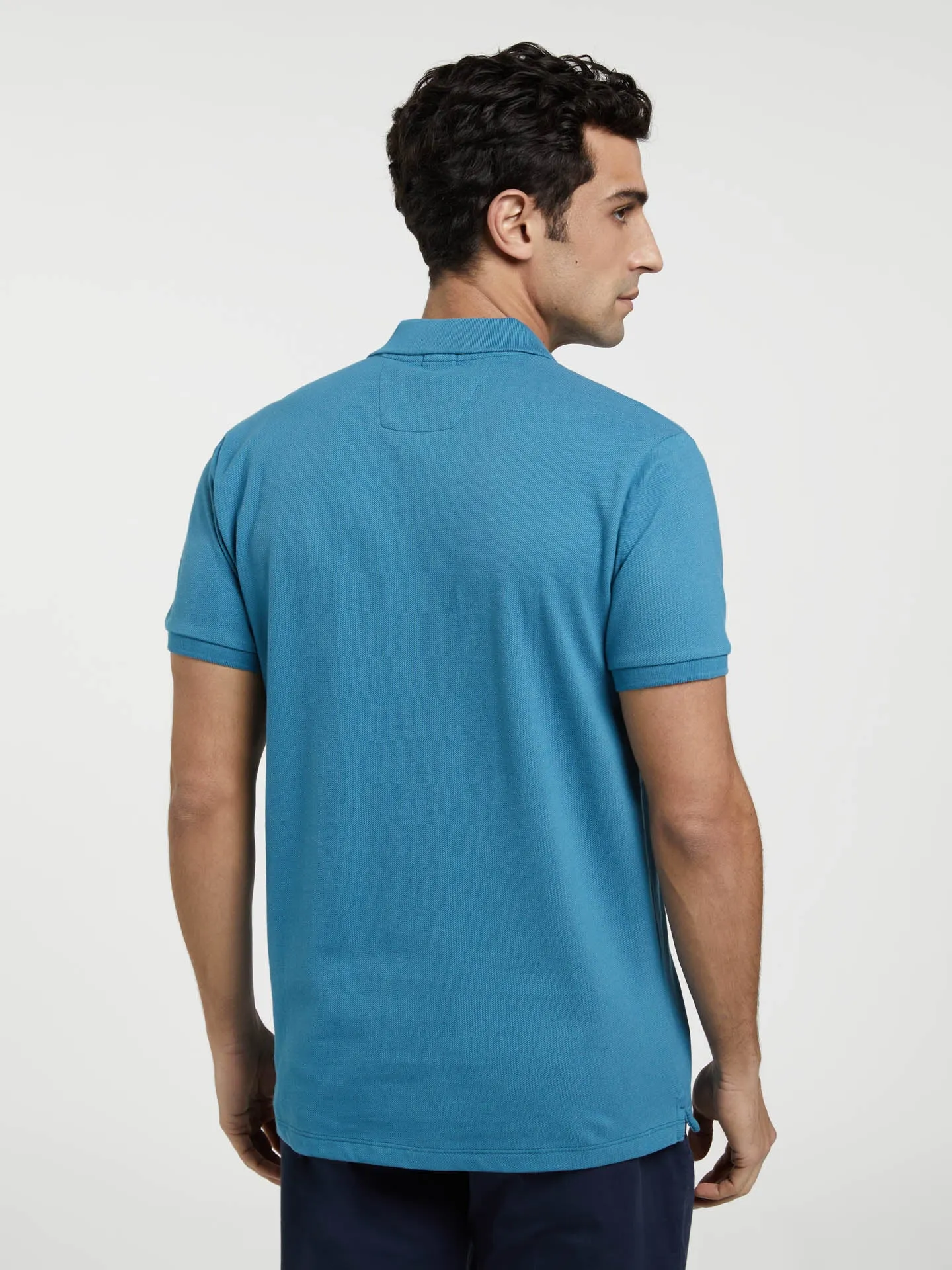 Slim Fit Basic Polo Piqué Shirt