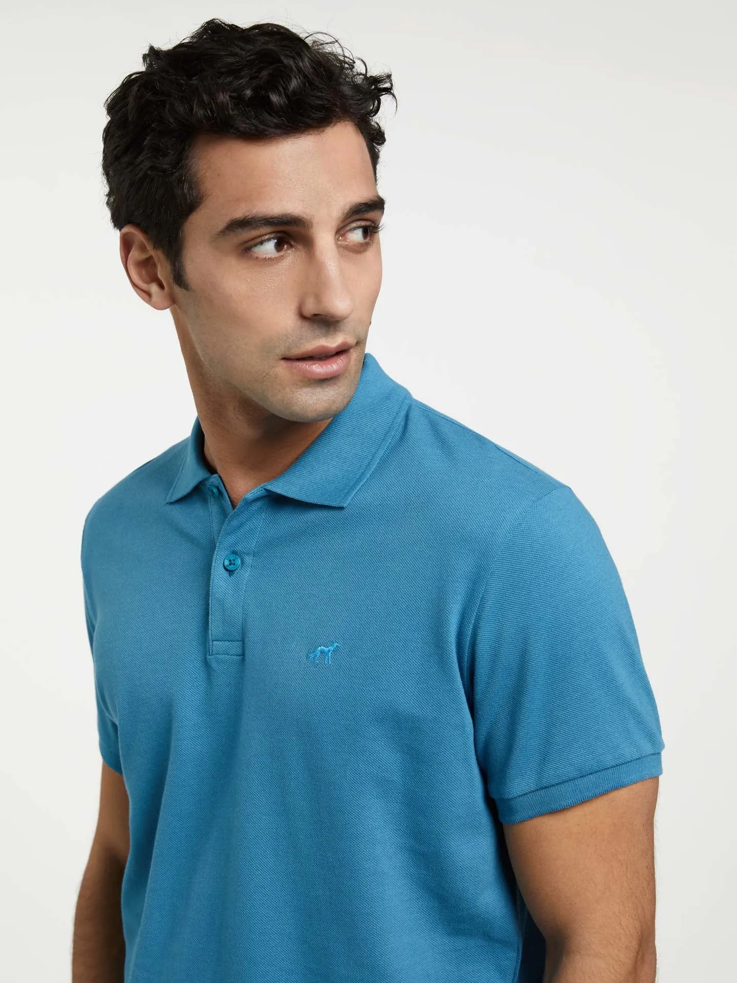 Slim Fit Basic Polo Piqué Shirt