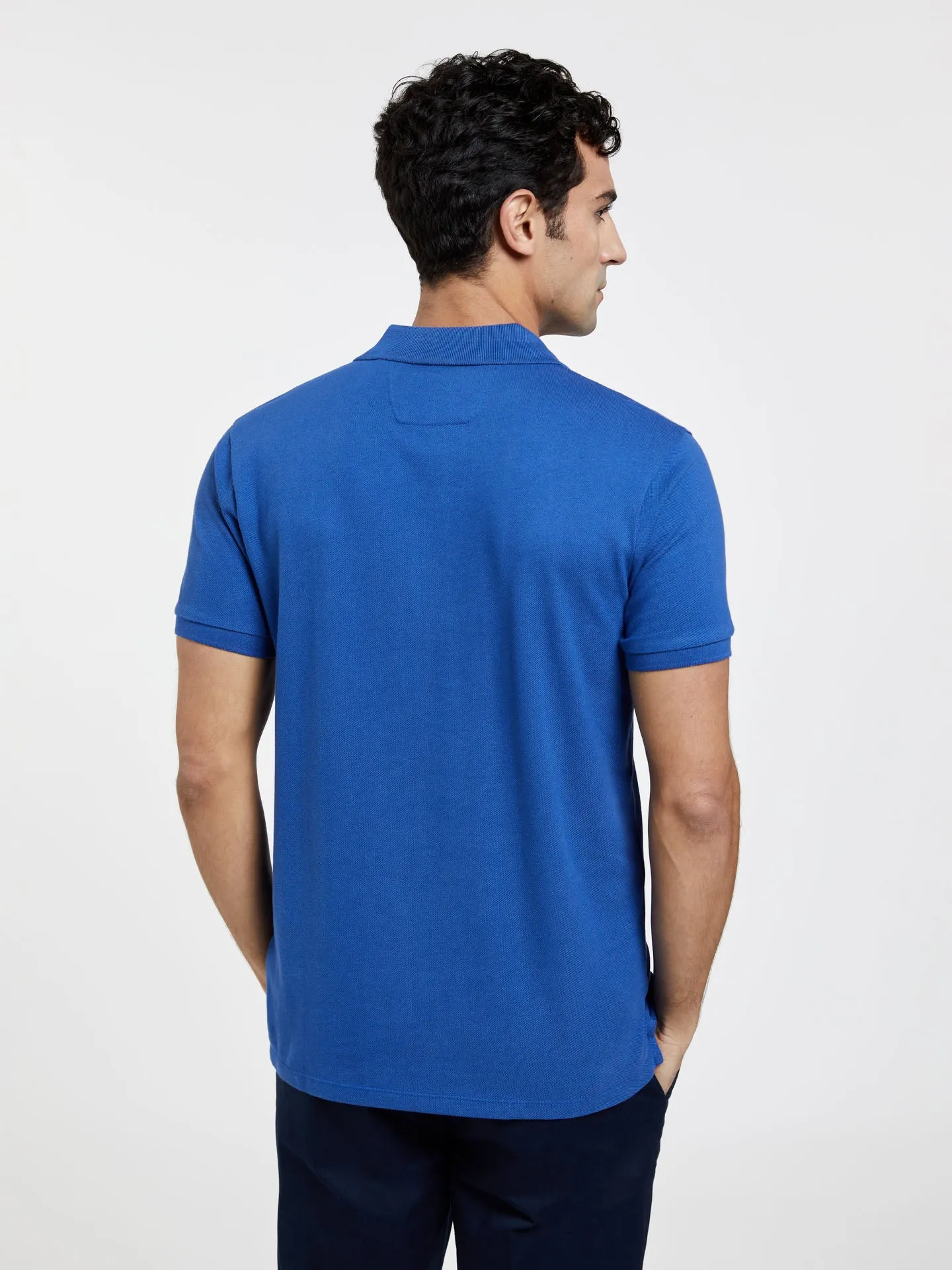 Slim Fit Basic Polo Piqué Shirt