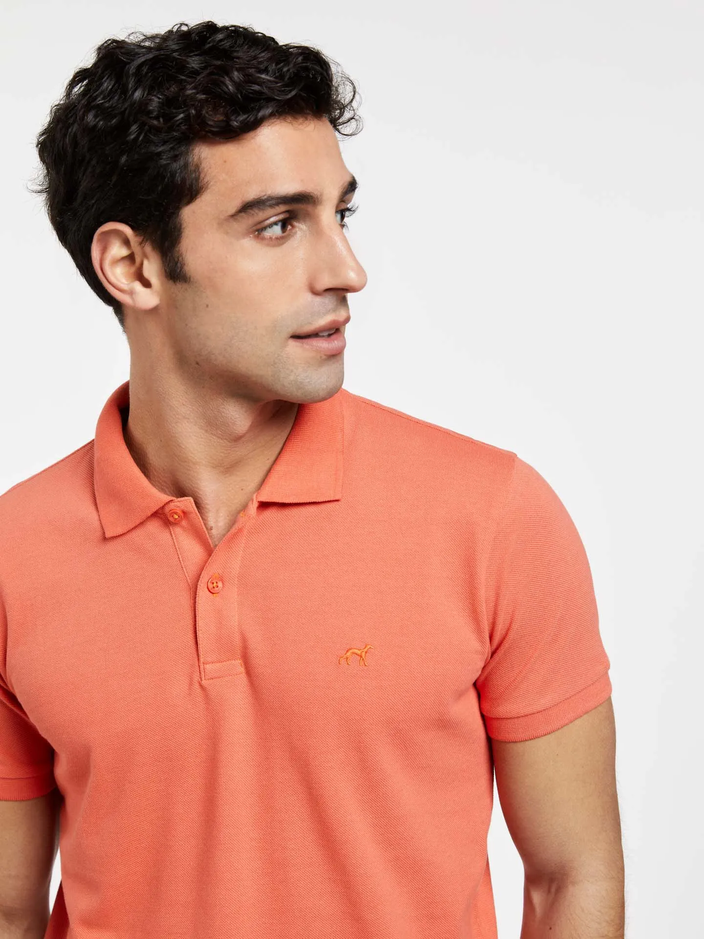 Slim Fit Basic Polo Piqué Shirt