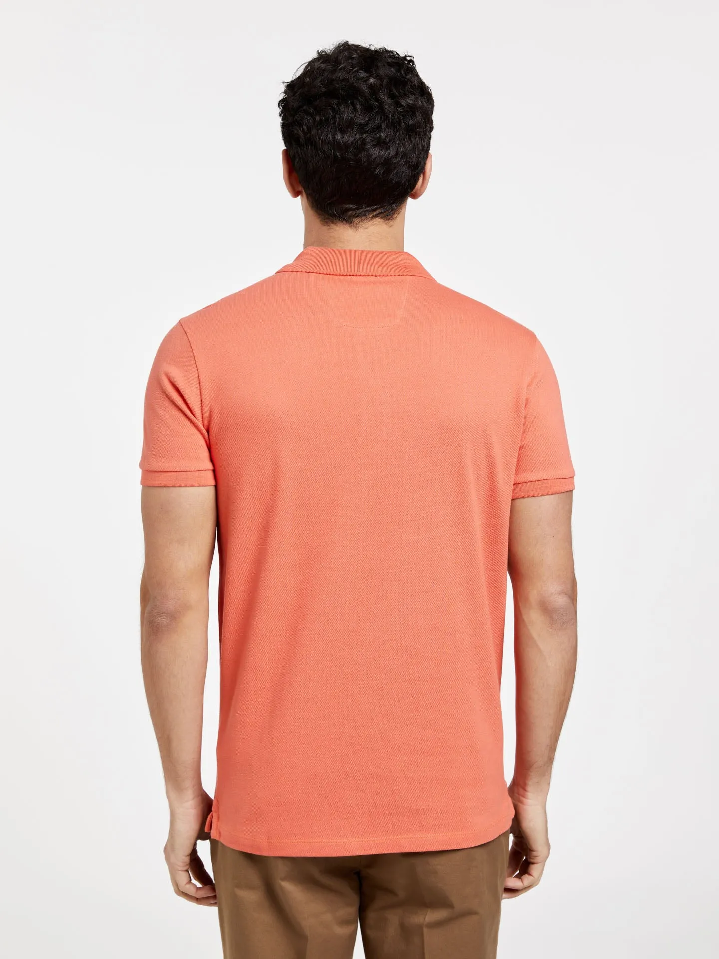 Slim Fit Basic Polo Piqué Shirt