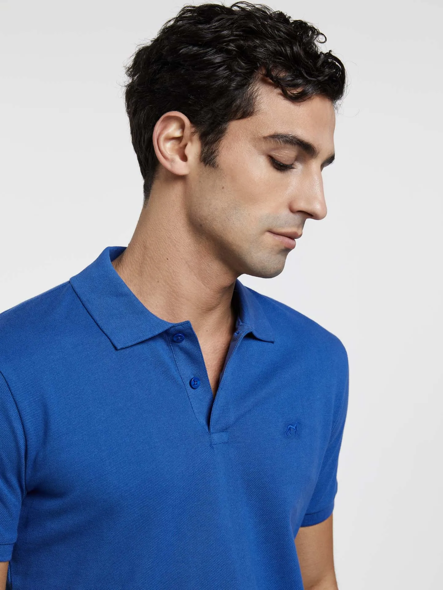Slim Fit Basic Polo Piqué Shirt