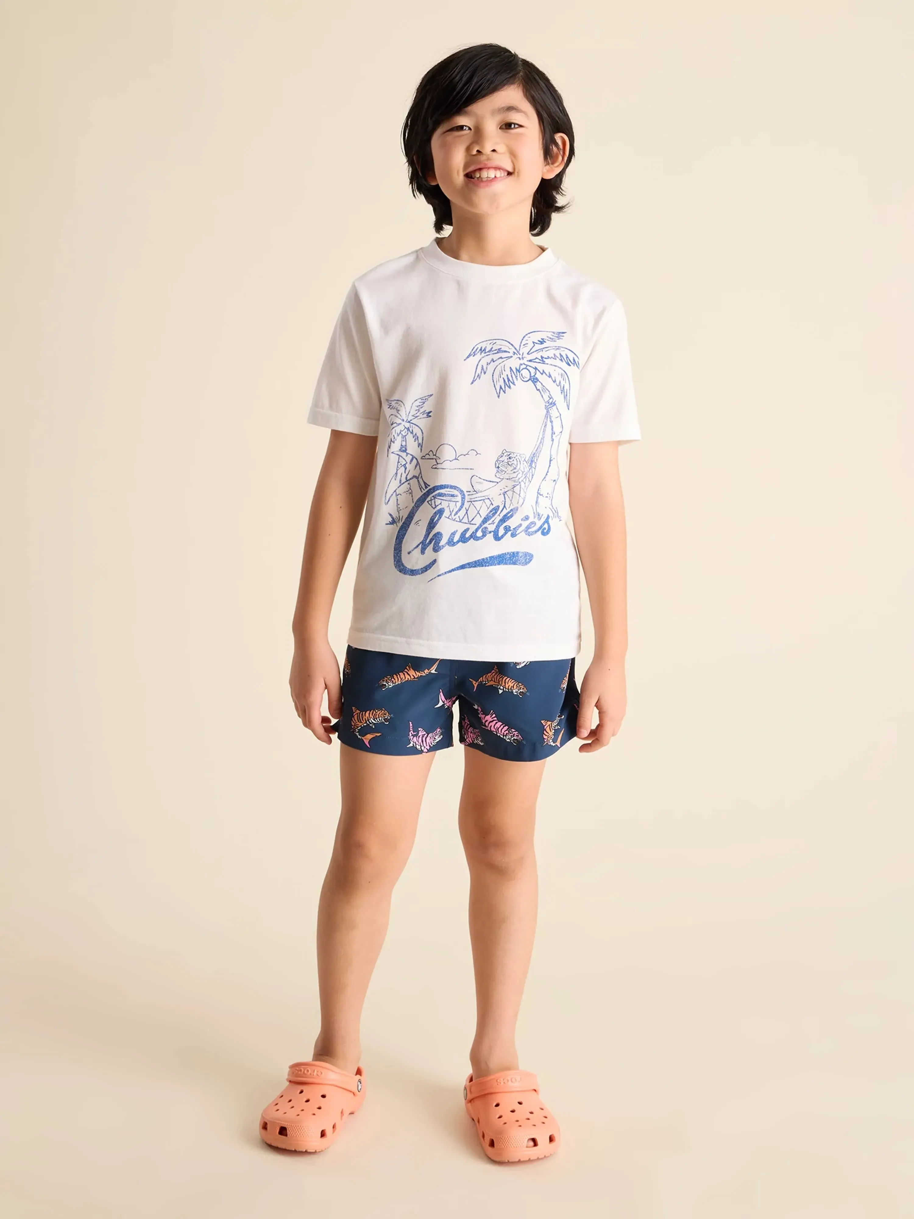 The Max & Relaxed Tiger (Boys Non Pocket Graphic T-Shirt)