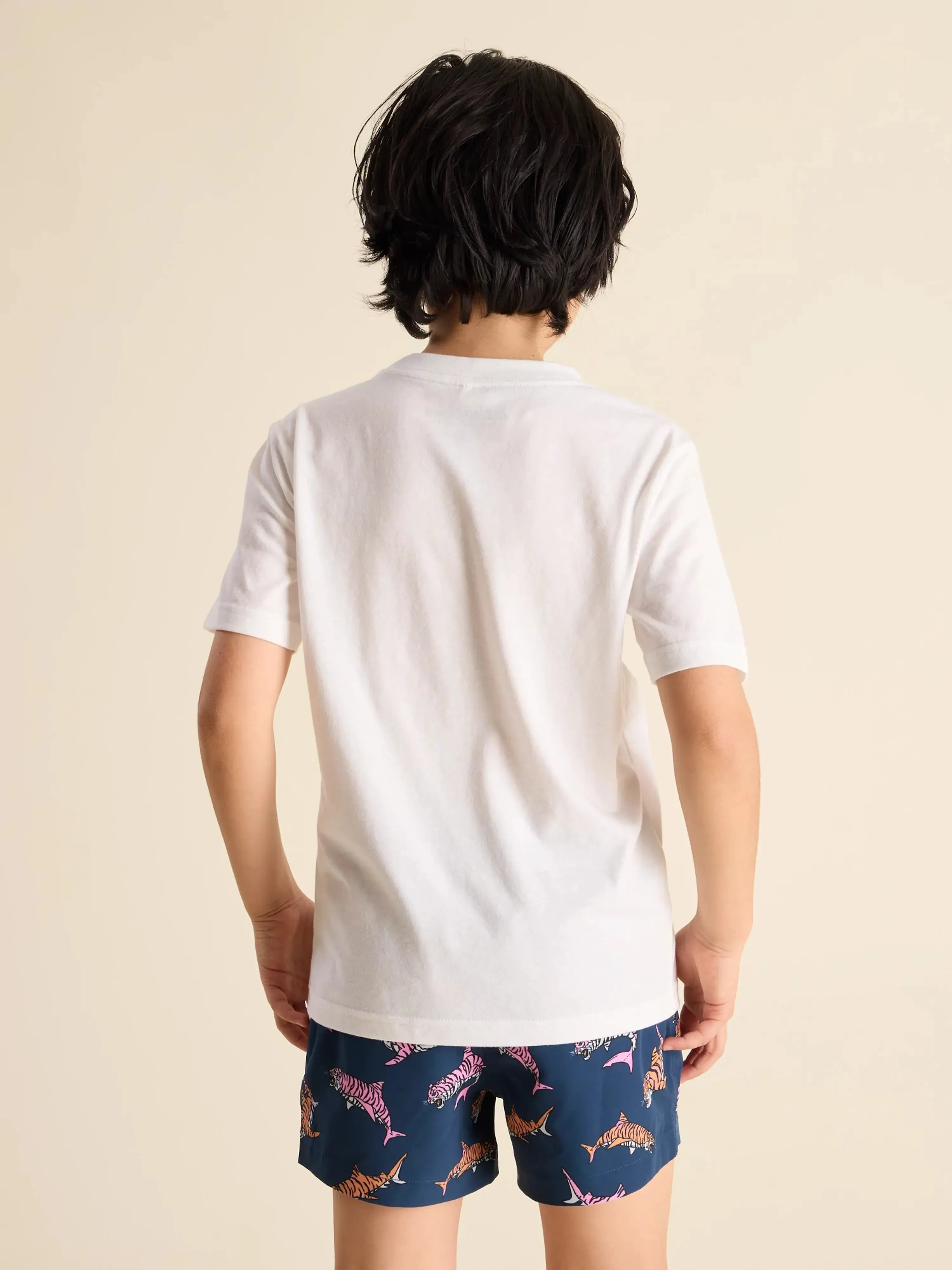 The Max & Relaxed Tiger (Boys Non Pocket Graphic T-Shirt)