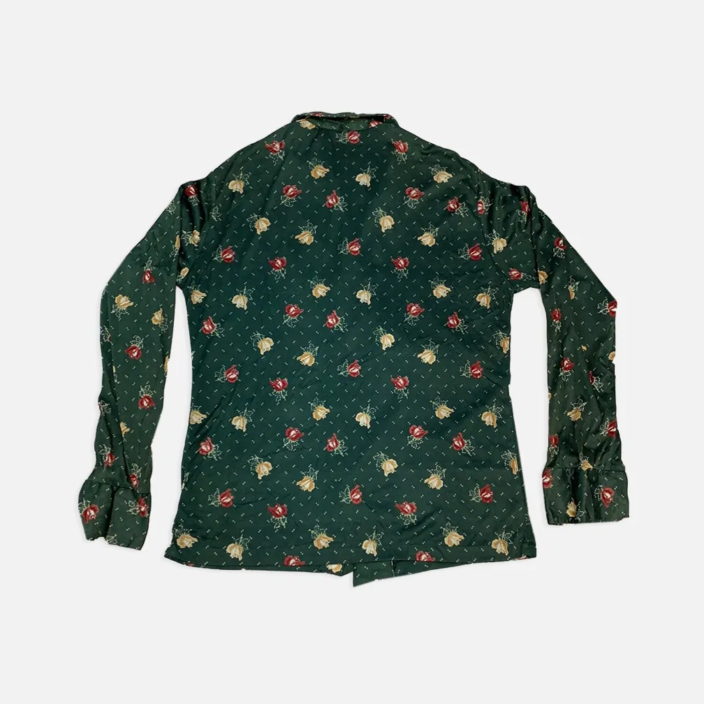 Vintage Mr. Jan Green Button Up Shirt