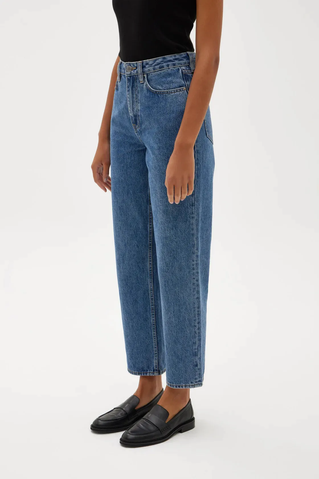 Vintage Straight Jean Dark Stone
